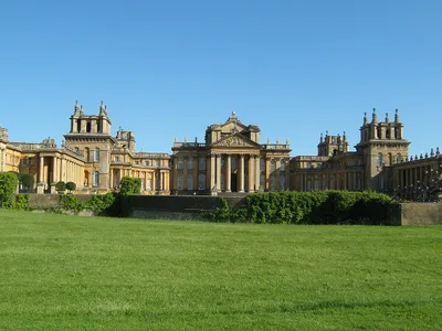 The south view of Blenheim Palace, Woodstock, Oxfordshire