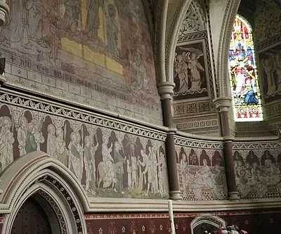 Chancel north wall