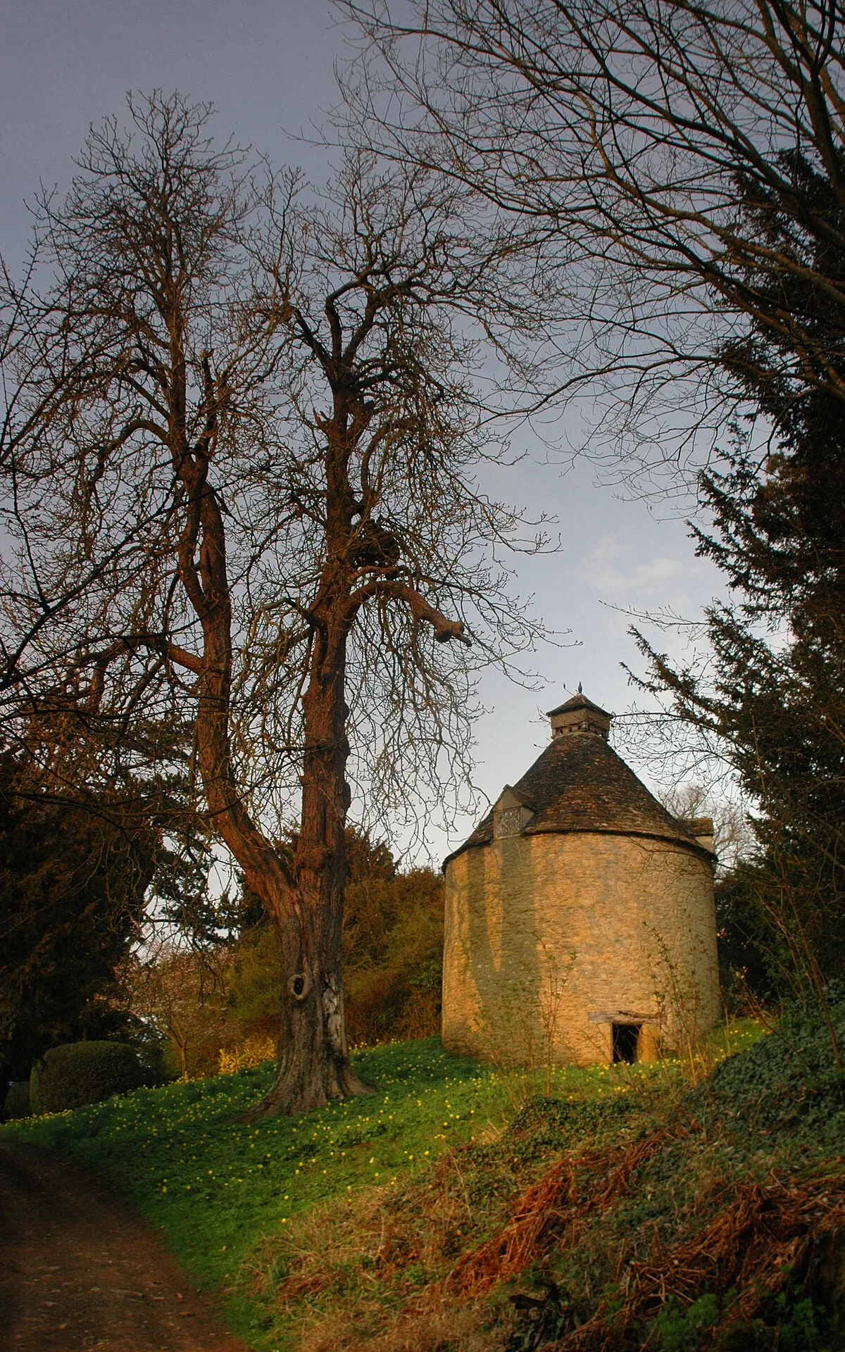 Dovecote, probably 17th century, at Kiddington Hall, Oxfordshire