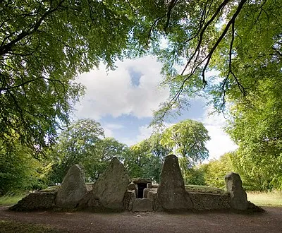 One of Britains best examples of a neolithic long barrow, located on the Ridgeway, close to the Uffington white horse in Oxfordshire.