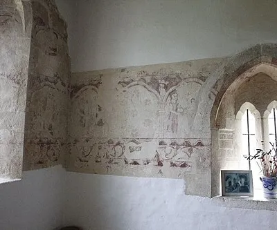 East wall of the transept