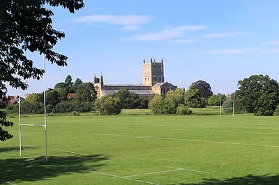 Abbey in the Distance