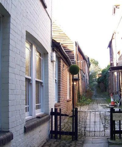 Alley, Marlborough One of the alleys that run at right angles off the High Street.