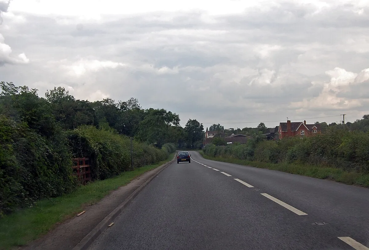 A417 towards Hartpury