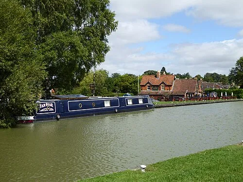 'Far Star' moored by the Black Horse