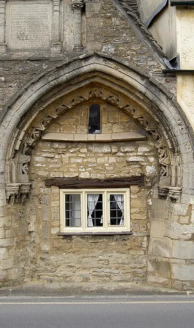 A door with a window