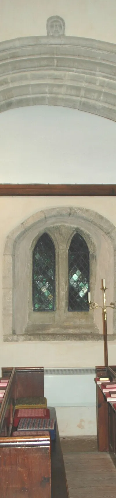 East arch of the north arcade in St Margaret's parish church, Little Faringdon, Oxfordshire