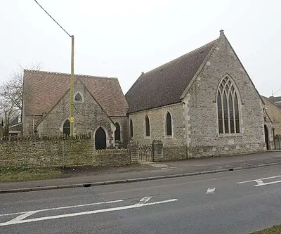 East side of the Church