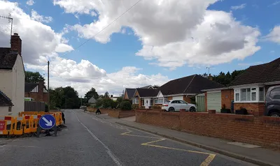 B4082 Pinvin towards the junction with A44
