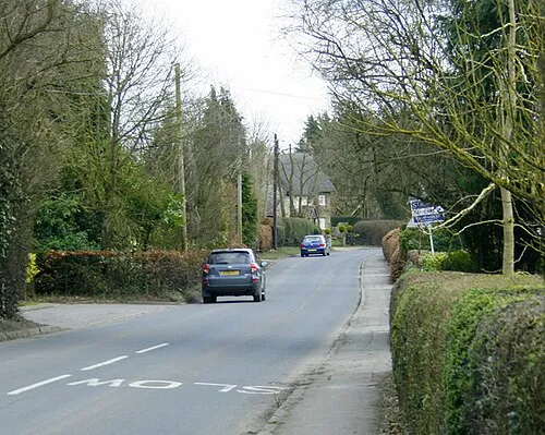 A342 at Sandy Lane Looking south toward Devizes.