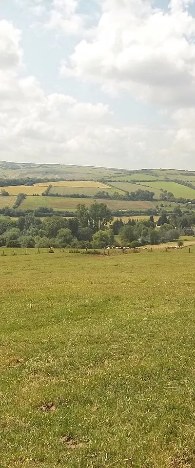 Bridleway and view