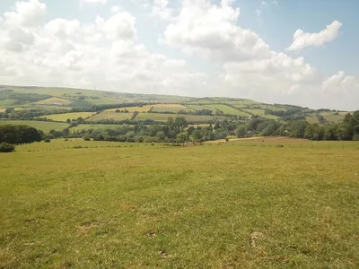 Bridleway and view
