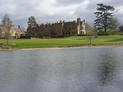 Barton Abbey. Partly 16th century but largely Victorian, and never an abbey.