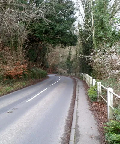 B4070 north of Painswick Slad Farm, Slad
