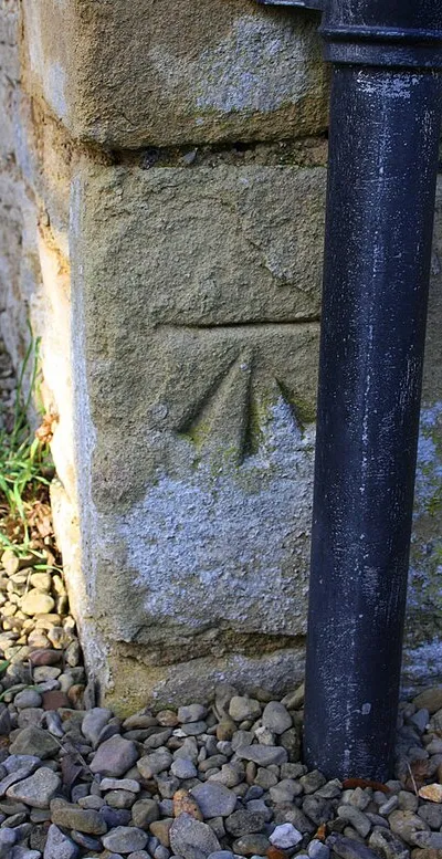 Benchmark on Freeland Methodist Church