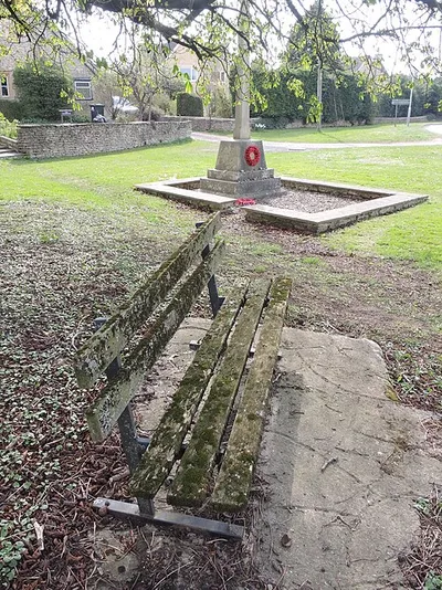 A shady spot for the war memorial
