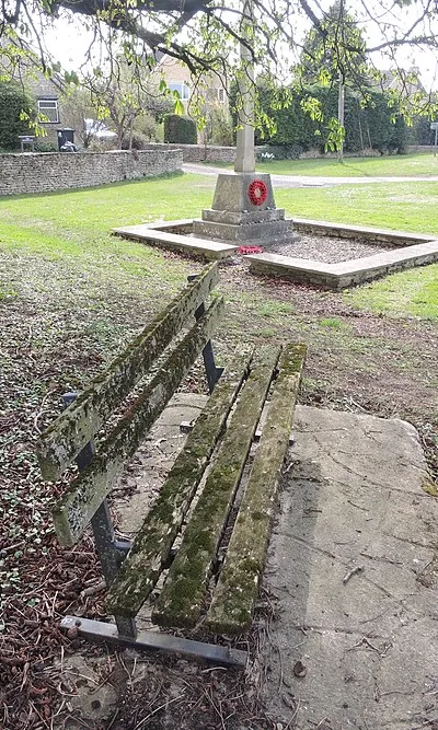 A shady spot for the war memorial