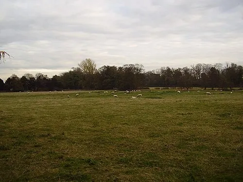 Oldcotes Roman Villa Site This, and the churchyard behind the photographer, is the site of the Roman villa and tile factory. The lumps and bumps form buildings (as seen from the air). The excavations here have found a large mosaic still intact.