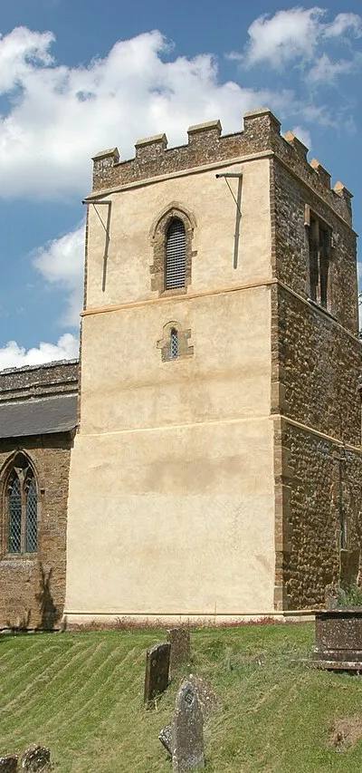 Church of England parish church of St Michael, Barford St Michael, Oxfordshire: view from the south