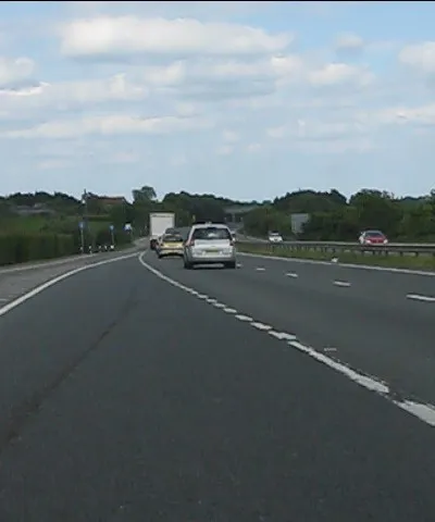 A40 - joining eastbound from Witney (B4022)