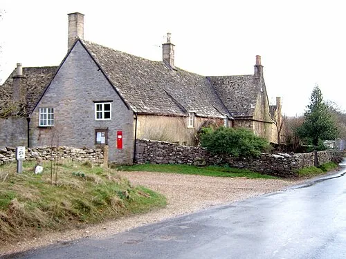 Cottage at Kineton A Cotswold cottage in the village of Kineton. This cottage even has a victorian post box and the parish notice board mounted on the northern wall.