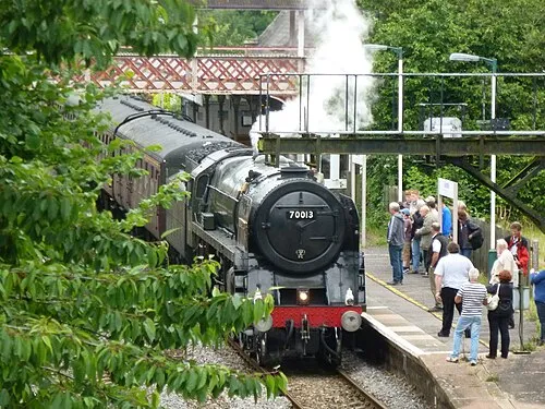 "Oliver Cromwell" visits Kemble station