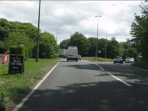 A40 at Asthall Barrow roundabout
