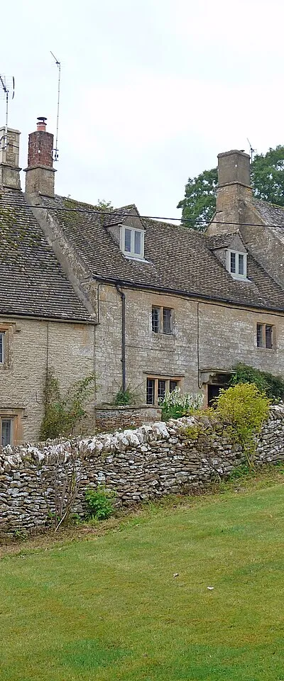 A listed row of cottages