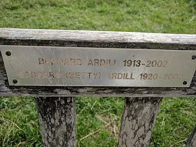 BERNARD ARDILL 1913-2002
BARBARA (BETTY) ARDILL 1920-2008