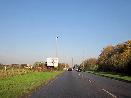 Approaching Island on Bishop's Cleeve By-Pass