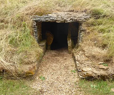 Exterior of Chamber C at Belas Knap.