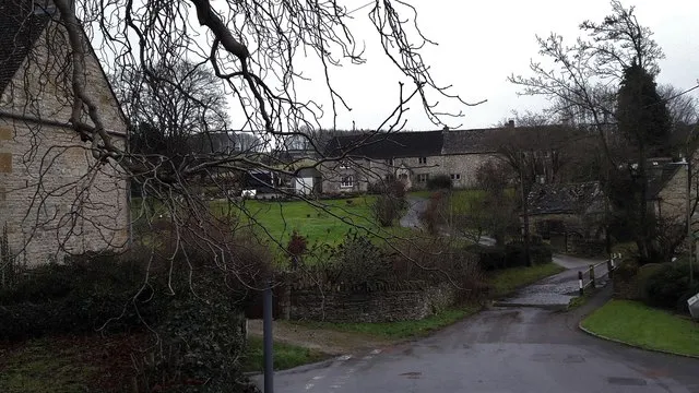 Across the lower ford at Shipton Oliffe