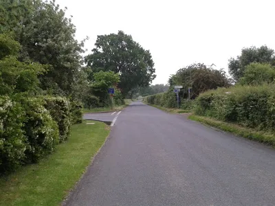 Approaching the turning to Littleworth