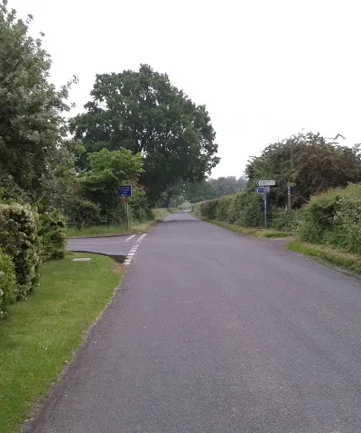Approaching the turning to Littleworth