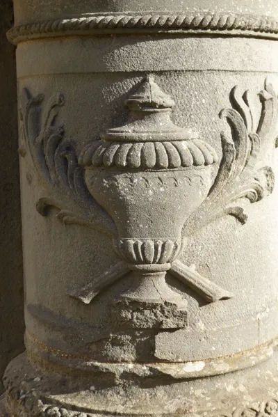 Detail on monument