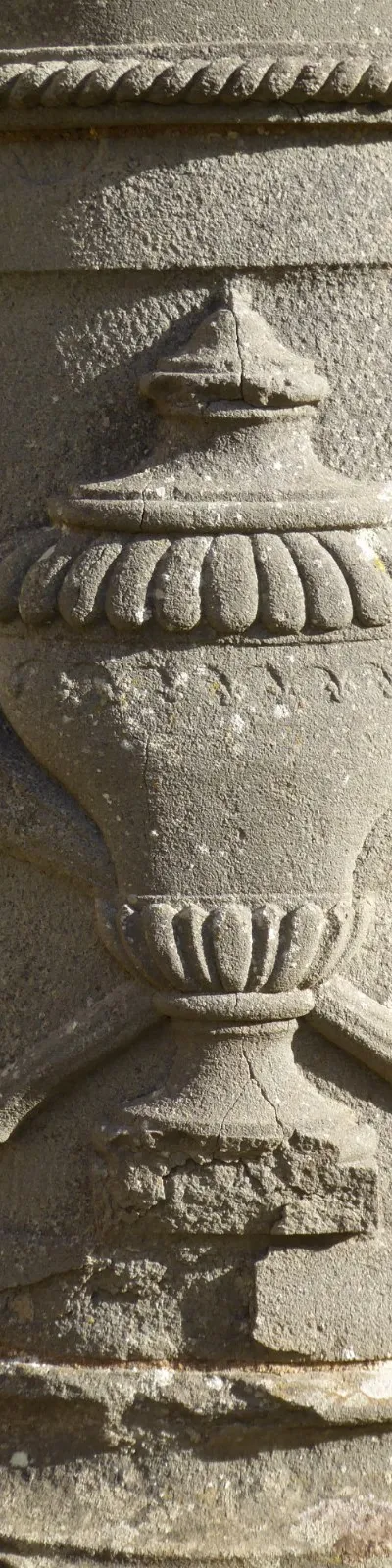 Detail on monument