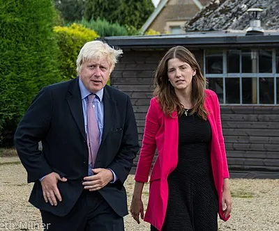 Boris John (Mayor of London) visited Wiltshire Chilli Farm on 2 Sep 14 with Michelle Donelan, Conservative PPC for Chippenham