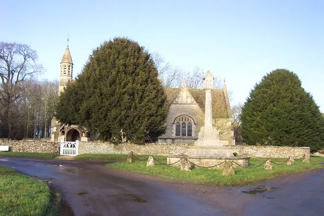 Parish church of St Mary the Virgin, Holwell, Oxfordshire, seen from the south