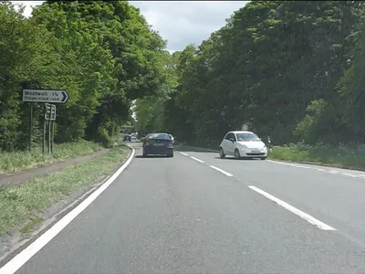 A40 at the Westwell junction