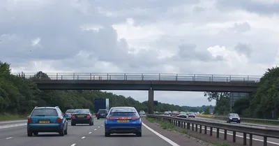 Bridge south of Junction 11, M40