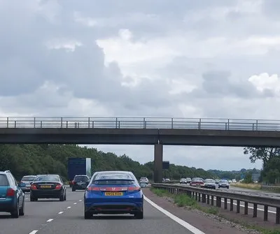 Bridge south of Junction 11, M40