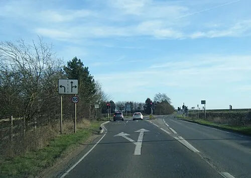 A415 at Hardwick turn