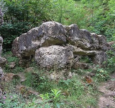 Disused lime kiln on Leckhampton Hill