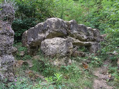 Disused lime kiln on Leckhampton Hill