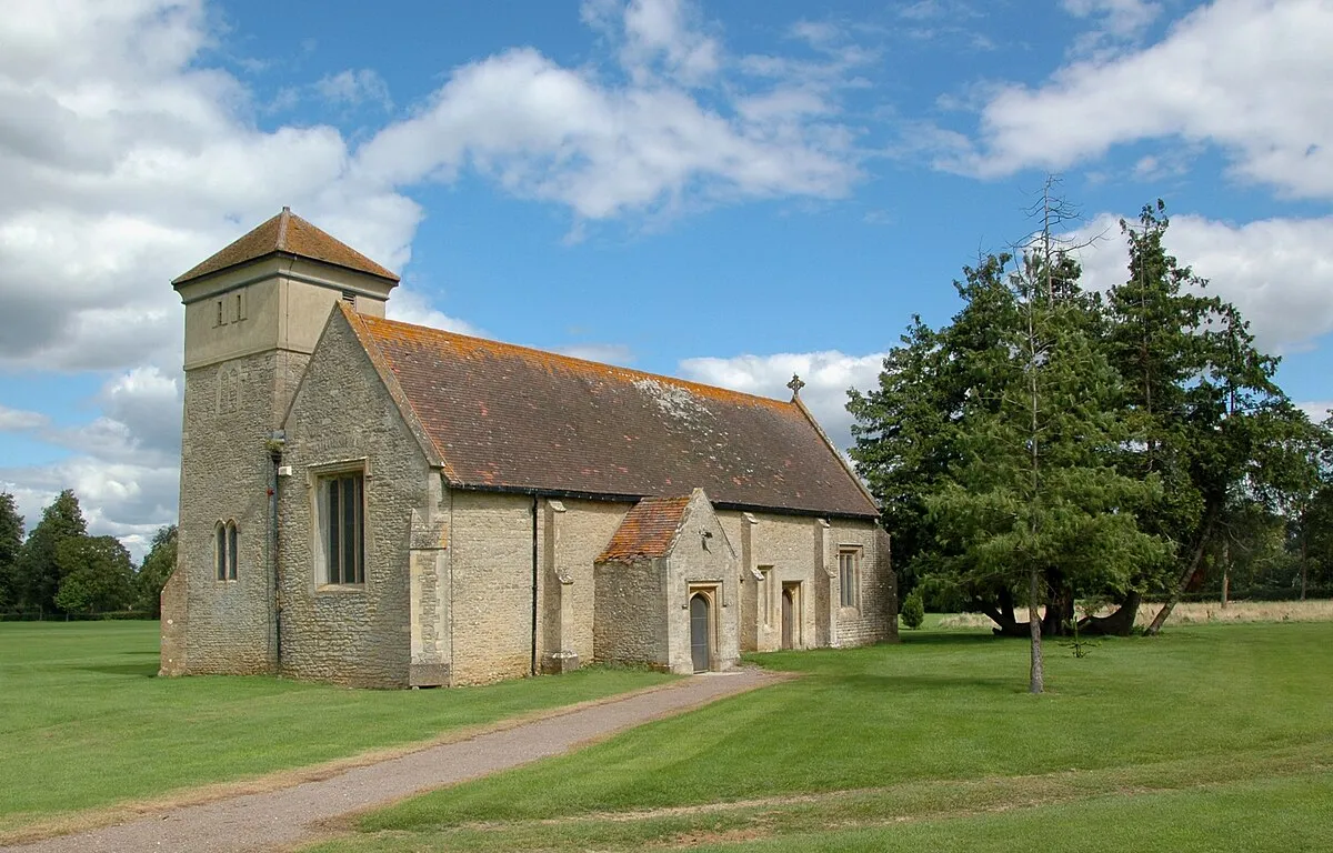 Cokethorpe school chapel, formerly St Mary's parish church, Hardwick, West Oxfordshire: view from the southwest