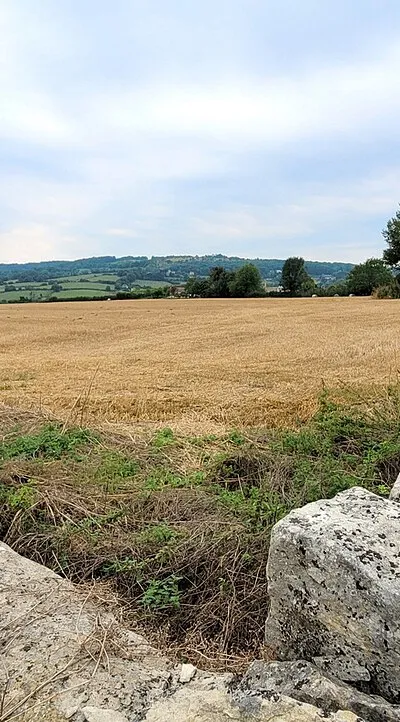 Corner of a field by Edge Road