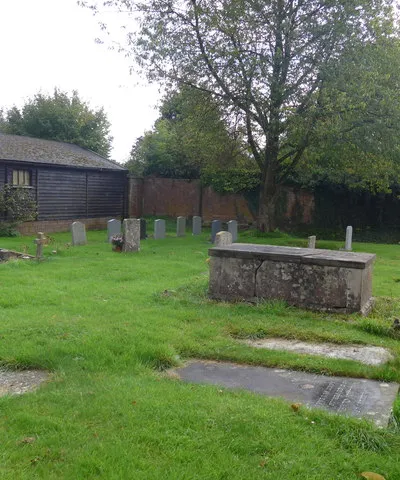All Saints, Stanton St Bernard: churchyard (ii)