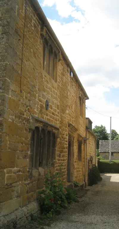 Between the houses at Stanton