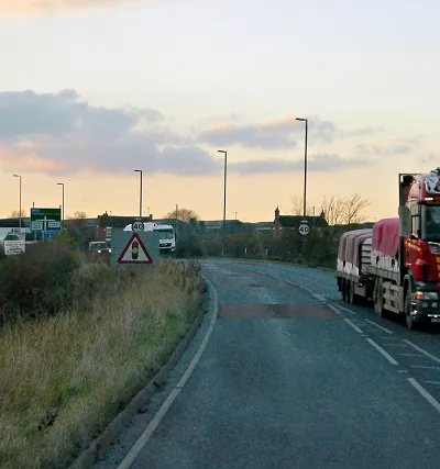 A46 Approaching Aston Cross