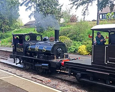 A 'Pug' at Winchcombe Station.